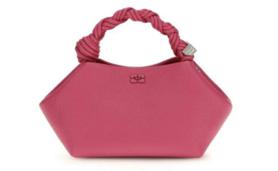 Bolso de mano Ganni multicolor de poliéster reciclado cabaret